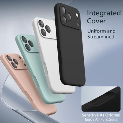 FireNova Magnetic for iPhone 17 Pro Max Case, Compatible with MagSafe, [Integrated Silicone Camera Control Button] [Camera Protection] Anti-Scratch Microfiber Lining Phone Case, 6.9", Black - color: Black, size: Iphone 17 Pro Max