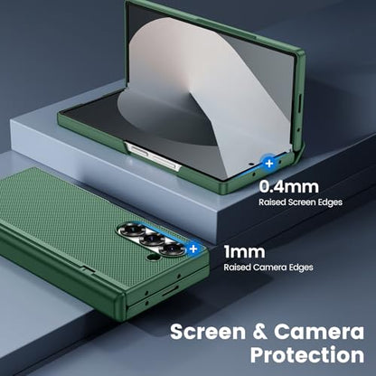 VEGO for Samsung Galaxy Z Fold 6 Case with Privacy Screen Protector Green - color: Green