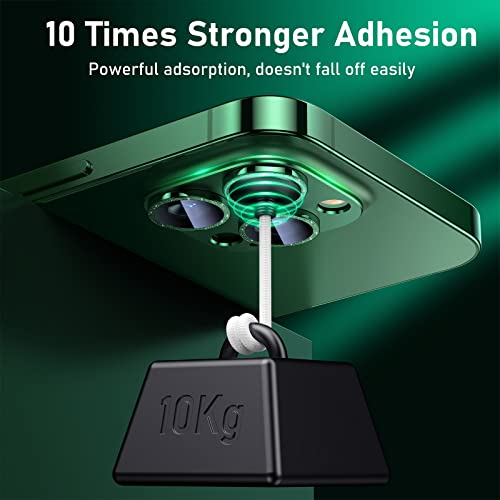UniqueMe for iPhone 13 Pro/13 Pro Max Camera Lens Protector - Alpine Green - color: Alpine Green (bling circle)