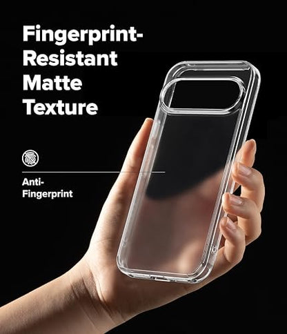 Ringke for Google Pixel 10/10 Pro Case [Fusion Matte Clear] | Oil & Dirt Resistant, Anti-Fingerprint Technology Prevents Oily Smudges, Frosted Coating Feels Velvety Soft - size: Pixel 10 / Pixel 10 Pro