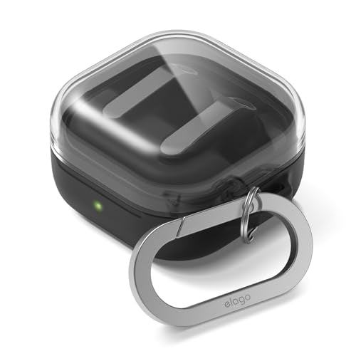 elago Duo Case for Galaxy Buds 4 Pro & Galaxy Buds 4 - color: Clear - Black