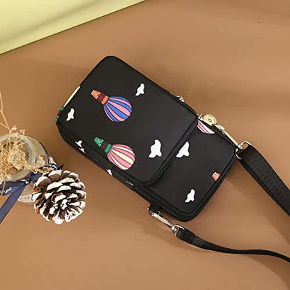 Women Crossbody Cell Phone Purse Case Armband Bag for iPhone 12 13 Mini 14 15 Plus 11 Pro Max Google Pixel 6a 7a 8a 6 7 8 Pro - color: Balloon