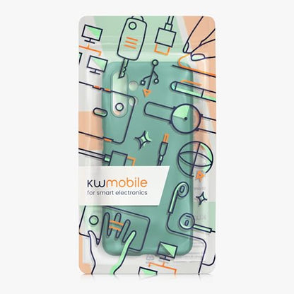 kwmobile Case Compatible with Samsung Galaxy A13 4G Case - Soft Slim Metallic TPU Silicone Cover - Dark Metallic Green - color: dark metallic green, size: Galaxy A13 4G
