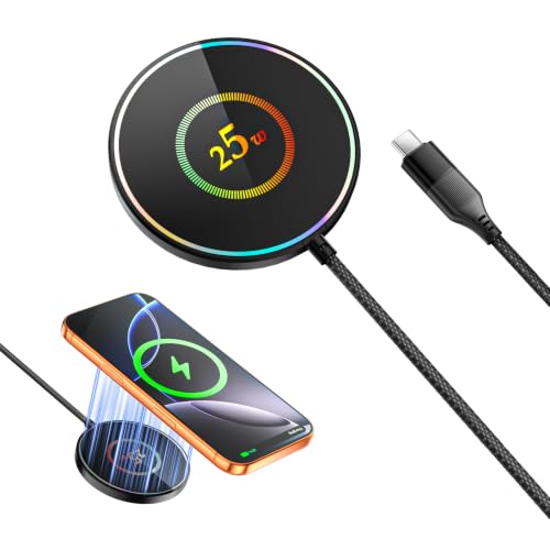 ZBF 25W Magnetic Wireless Charging Pad | USB-C for MagSafe iPhone Samsung