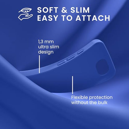 kwmobile Case Compatible with Apple iPhone 17e / iPhone 16e Case - Soft Slim Protective TPU Silicone Cover - Baltic Blue - color: Baltic Blue