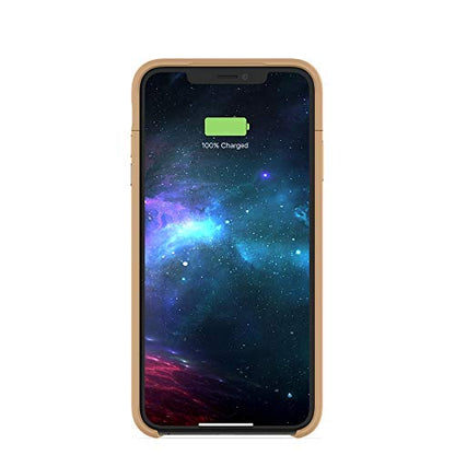 mophie 401002837 Juice Pack Access - Ultra-Slim Wireless Battery Case - Made For Apple iPhone Xs Max (2,200mAh) - Gold - color: Gold