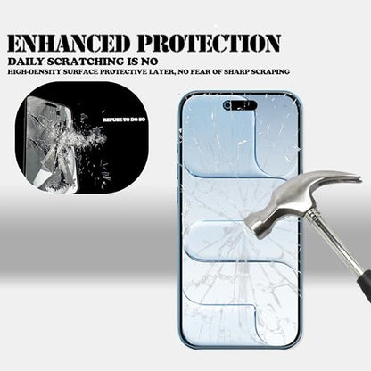 Anti Blue Light Screen Protector For iPhone Air Tempered Glass Film 2-Pack with Easy Alignment Tool