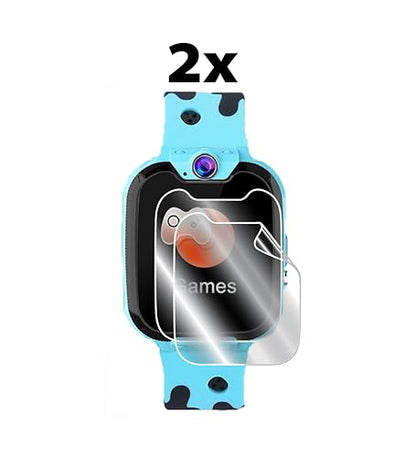 IPG for GOOWJUER Kids Smart Watch Hydrogel Screen Protector (2 Units) Invisible HD Clear Film Anti Scratch Guard-Smooth/Self-Healing/Bubble for Kids