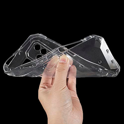 Protective Case for Power Armor 18T Ultra - Clear | 6.58" Slim Shockproof Bumper Back Cover Anti-Scratch Flexible TPU Shell, Grip-Friendly - color: Clear