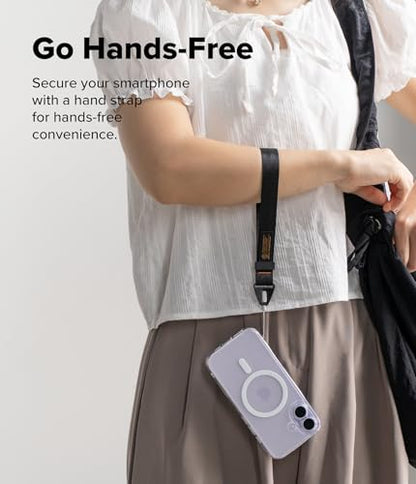Ringke Hand Strap [Phone Wrist Strap] Designed for Camera Strap and Phone Strap, Adjustable Sturdy Universal Lanyard Compatible with Camera and Phone Case - Black - color: Black