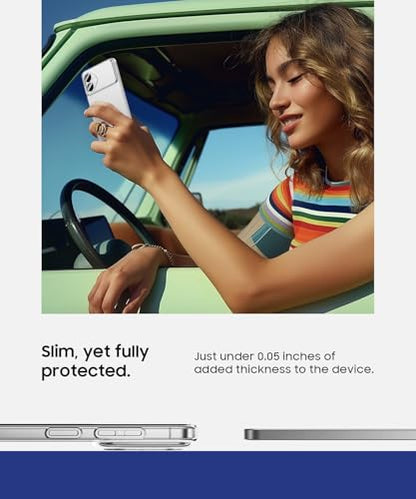 Compatible with Samsung Galaxy S26 Edge Case, Ultra [Slim Thin] Flexible Clear TPU [Scratch-Resistant] Gel Rubber Soft Skin Silicone Protective Phone Case Cover for Galaxy S26 Edge (Clear) - size: S26 Edge