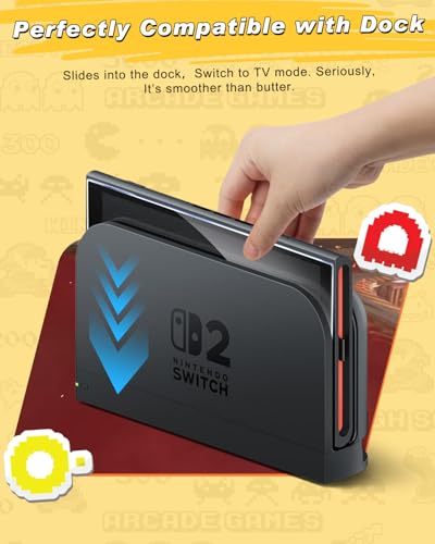 OMOTON Screen Protector for Nintendo Switch 2, Anti Glare - size: Switch 2 Matte - 7.9 Inch