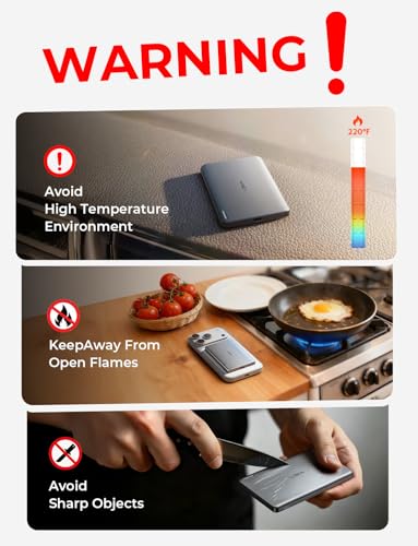 LISEN Ultra Slim MagSafe Power Bank,5000mAh Wireless Slim MagSafe Battery Pack,Magnetic Portable Charger,Magnetic Power Bank for iPhone 17 Pro Max Plus Air/16-12 Series,Gifts for Men Women - color: Glacier Gray