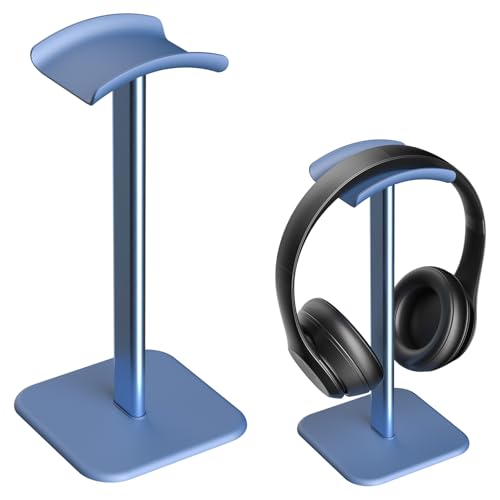 Headphone Stand for Desk - Headset Stand Headphone Holder (Blue) - color: Blue
