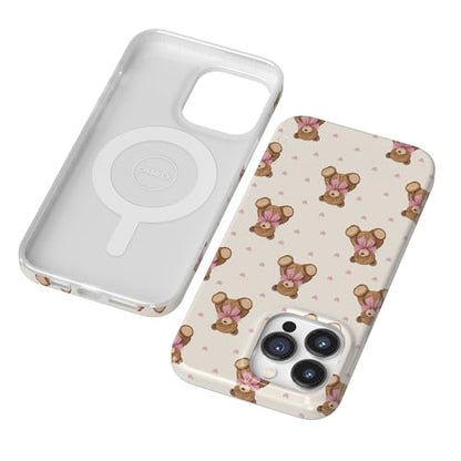 Casely iPhone 14 Pro Case | Cuddle Up | Teddy Bear | Compatible with MagSafe | Classic Ultra Slim Design - color: Cuddle Up | Teddy Bear, size: iPhone 14 Pro