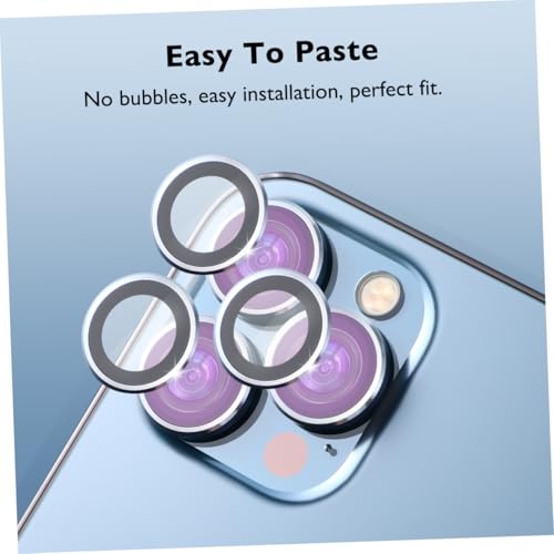 Hemoton 3sets Anti-scratch Rear Lens Covers with Easy Installation for Pro High Transparency Camera Lens Protector with Night Circle for Maximum Protection