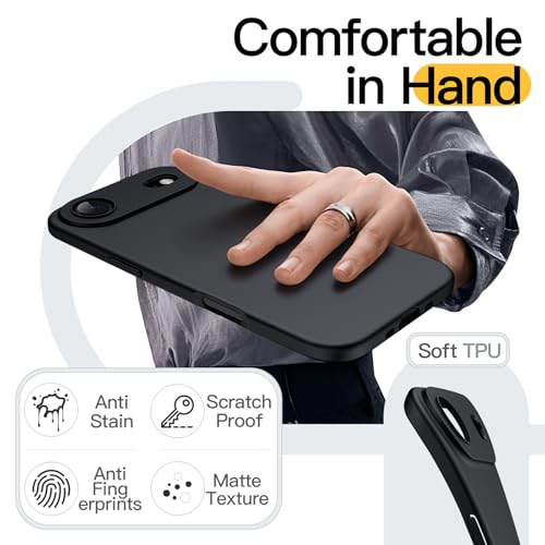 JETech Slim Case for iPhone Air, Black - color: Black