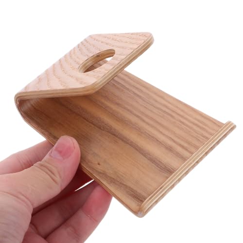 2pcs Wooden Phone Holder Stand for Tablets and Smartphones