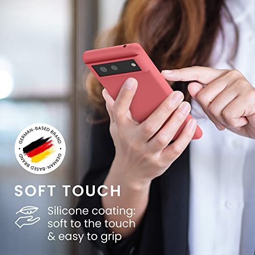kwmobile Case Compatible with Google Pixel 6 Case - TPU Silicone Phone Cover with Soft Finish - Dolce Vita - color: Dolce Vita, size: Pixel 6