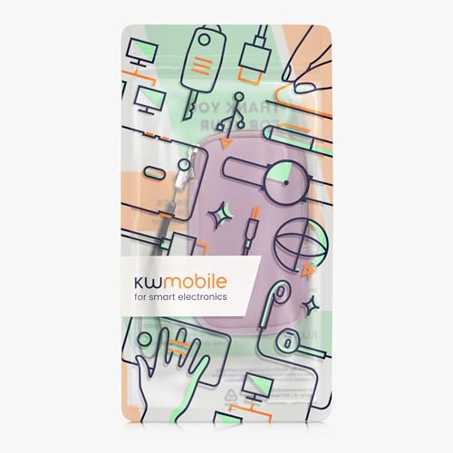 kwmobile Universal Phone Pouch Size XL - 6.7/6.8" - Neoprene Smartphone Pouch with Zip - Water-Repellent Mobile Phone Case - Sleeve in Lavender - color: lavender, size: XL - 6.7/6.8"