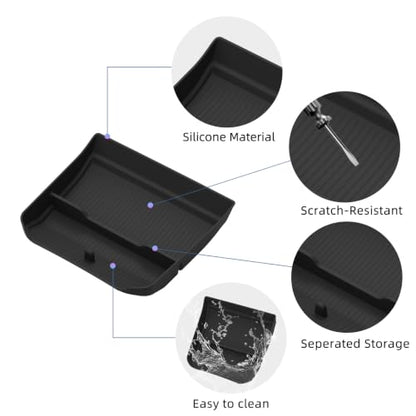 SMABEE Lower Center Console Organizer for ES 350e/350h/500e 2026 - size: Lower Center Console Organizer