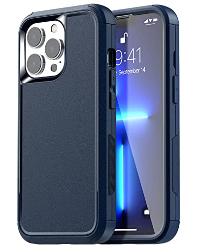 AICase for iPhone 13 Pro Max/iPhone 12 pro max Case,Heavy Duty Protective Phone Case Military Full Body Protection Shockproof/Dustproof/Drop Proof Rugged Durable-Sea Blue - color: Sea blue