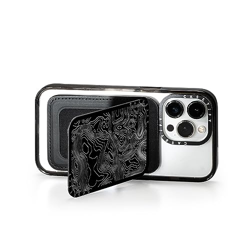 CASETiFY Snappy Card Holder Stand Compatible with Magsafe - Black Tree - color: Black Tree