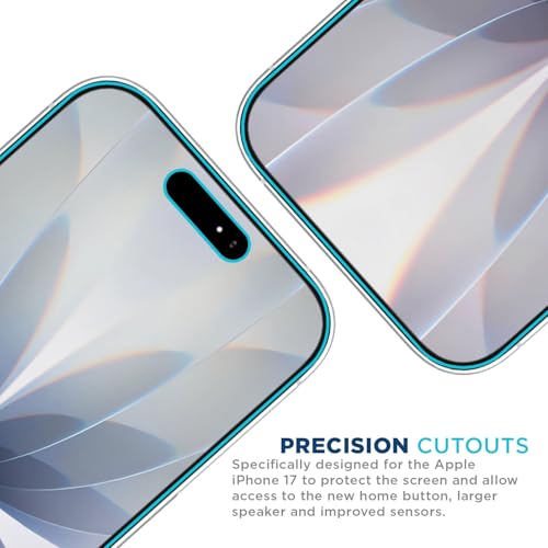 Tech Armor Privacy Glass for iPhone 17 Screen Protector, Ballistic 1-Pack
