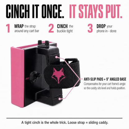 DESERT FOX GOLF - Phone Caddy - Pink - color: Pink