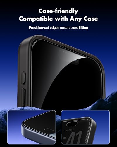 UNBREAKcable Privacy Screen Protector for iPhone 17 Pro, 2-Pack - size: iPhone 17 Pro