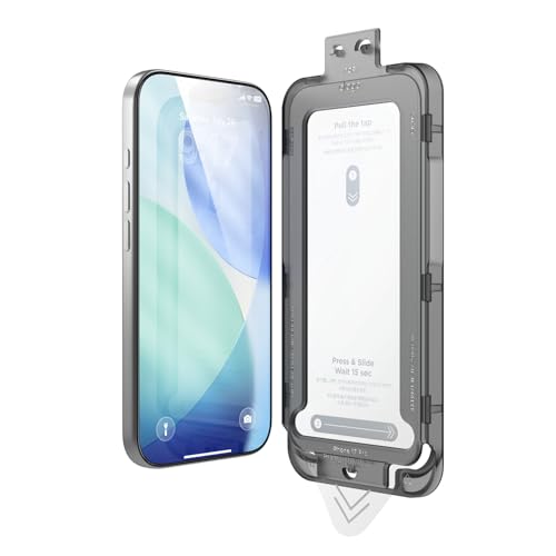 elago 2 Pack Tempered Glass Screen Protector for iPhone 17 Pro Clear | Case Friendly, 9H Surface Hardness, Anti-Fingerprint, Shatter-Proof, Scratch Protection, Bubble-Free - size: iPhone 17 Pro 2ea