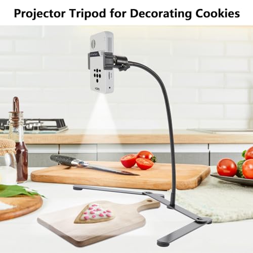 Overhead Phone Mount,Foldable Gooseneck Phone Holder