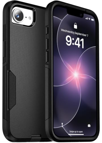 jaroco Magnetic for iPhone 17E/16E Case Heavy Duty Rugged Dual-Layer Black - color: Black, size: iPhone 17E/16E