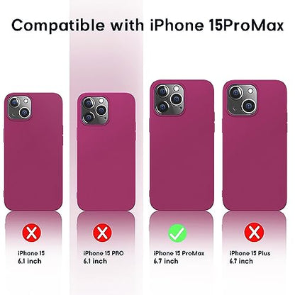 X-level Compatible with iPhone 15 Pro Case Slim Fit Ultra-Thin [Guardian Series] Soft TPU Matte Finish Coating Phone Cases Lightweight Anti-Scratch Back Cover Grip 6.1" (2023)-Wine red - color: Winered, size: iPhone 15 Pro