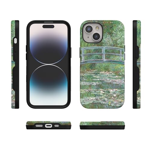 Casely iPhone 15 Plus Case | Monet's Bridge | The Met Museum | Bold Protective Design | Compatible with MagSafe - color: Monet's Bridge | The Met Museum