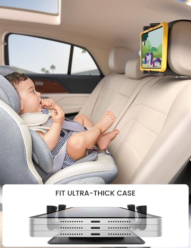 Lamicall Tablet Holder for Car Headrest - [Thick Case Friendly] - size: 1 Pack