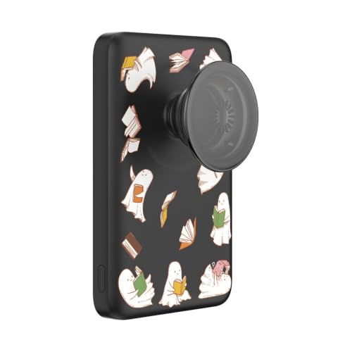 PopSockets PowerPack Phone Charger with MagSafe- Spooky Book Club - color: Spooky Book Club
