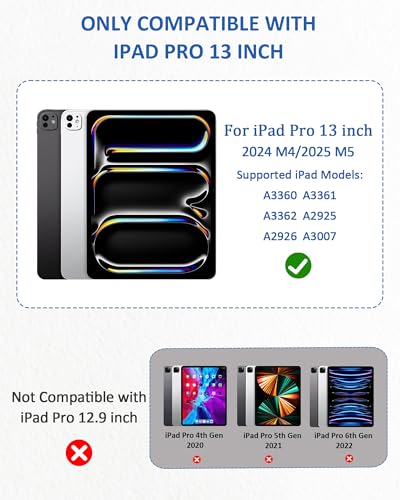 XIRON Paper Screen Protector for iPad Pro 13 inch M4 2024/M5 2025 - size: Pro 13 inch M4/M5 (2024/2025)