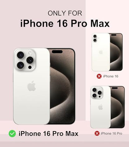 ArtsEvo Strong Magnetic for iPhone 16 Pro Max Case, Compatible with MagSafe, 360° Military-Grade Protection, Slim Translucent Matte Phone Case, Cyan-Blue - color: Cyan-Blue, size: iPhone 16 Pro Max