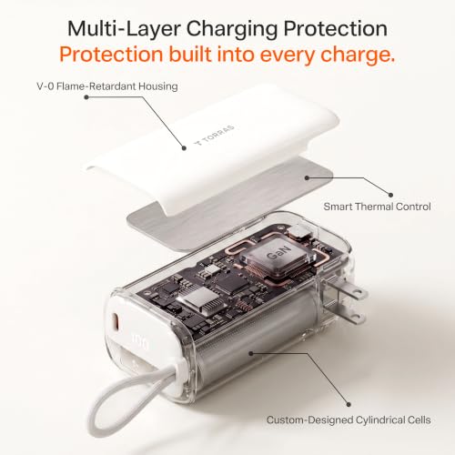 TORRAS EasyGO Lite 10000mAh Fast Charging Power Bank for iPhone 18 Pro Max