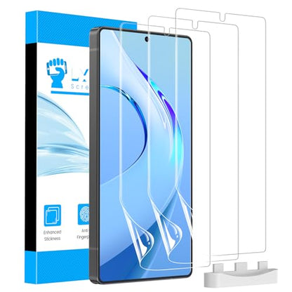 LYWHL 3 Pack for Samsung Galaxy S25 Ultra Screen Protector [Like Original Fingerprint Unlock], Real Invisible Self-Healing Protective Film [Not Glass], HD Clear, Case Friendly, Scratch-Resistant - size: 6.9 inch - Samsung Galaxy S25 Ultra