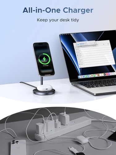UGREEN Qi2 15W 2-in-1 MagSafe-Compatible Wireless Charging Stand