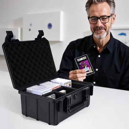 QINGUANG Graded Card Case Storage Box for PSA/CSG/CGC/BGS Collection - size: 3 Rows standard