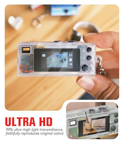 6 Pack Screen Protector for KODAK Charmera Keychain Digital Camera, Anti-Scrach 9H Hardness Tempered Glass Film for KODAK Charmera Keychain Digital Camera Accessories