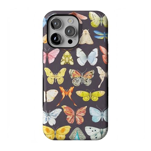 Casely iPhone 14 Pro Max Case | Midnight Monarch | Jenna Palek x Casely | Bold Protective Design | Compatible with MagSafe - color: Midnight Monarch | Jenna Palek x Casely