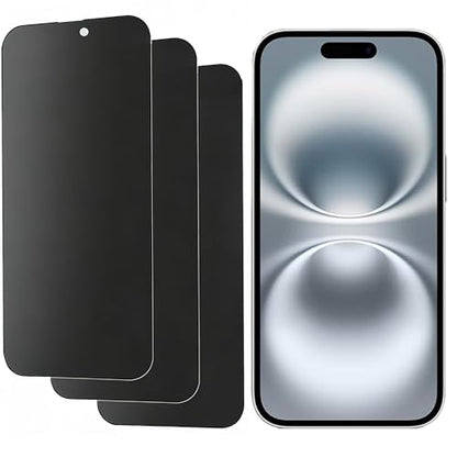3 Pack Matte Privacy Screen Protector for iPhone 16 Plus 6.7 Inch - size: iPhone 16 Plus