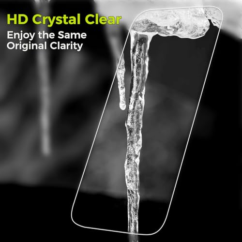 3-Pack Screen Protector for iPhone 16 Pro/17 with [Easy Pull] Installation Frame,9H Hardness Tempered Glass,Ultra Resistant, HD Clear, Bubble-Free, Case Friendly[Not for Pro Max/Plus Models] - size: iPhone 17/16 Pro - 3 Pack