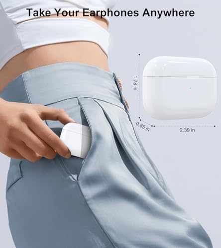 Wireless Charging Case Compatible with AirPods Pro 2nd & 1st (USB-C Port)