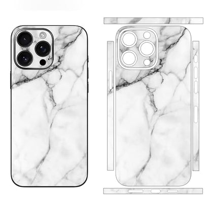 Skin Wrap Compatible with 13/14/15/16/17 Pro Max (White, 14 Pro Max) - color: White, size: 14 Pro Max