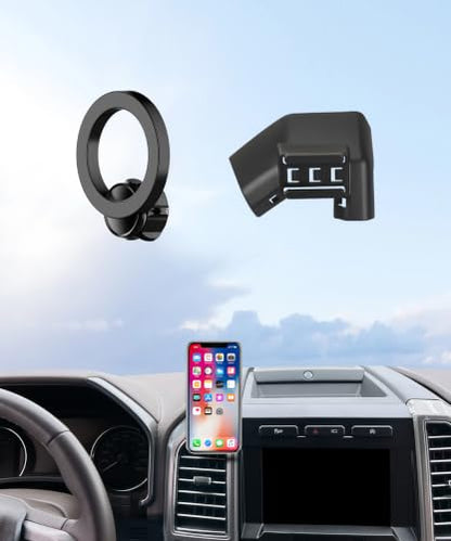 Car Phone Mount for 2015-2018 Ford F-150 Accessories, Magsafe Magnetic Clip - size: for 2015 2016 2017 2018 Ford F-150